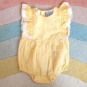 Three Sisters Yellow Bubble 9 month NWT